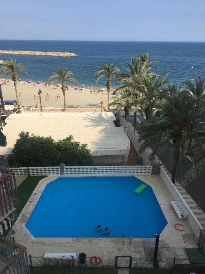 Apartamento Con Vistas Al Mar. Primera Linea De Playa. Aguadulce  Esterno foto